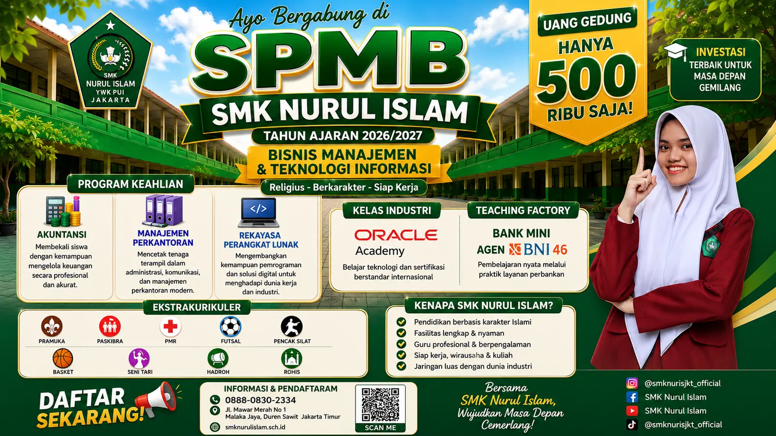 Bergabung Bersama SMK Nurul Islam