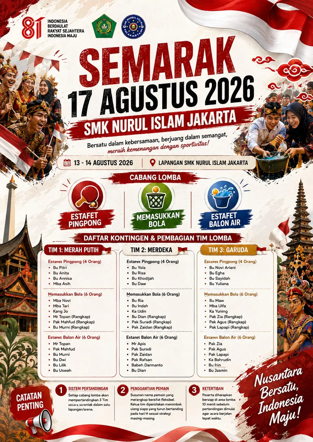 Semarak 17 Agustus 2026