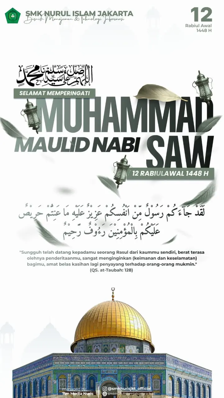 MAULID NABI MUHAMMAD 12 Rabiul Awal 1448 H